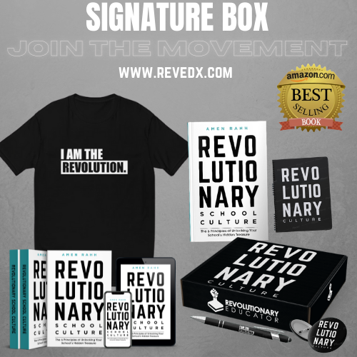 ******Revolutionary School Culture Signature Package ***PLEASE SELECT SHIRT SIZE